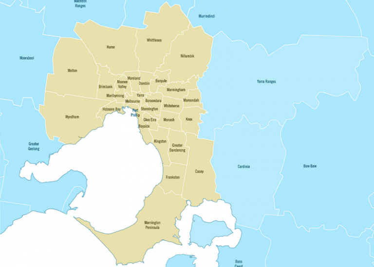 NDIS PBS amp Allied Health Service - Metro Map 768x550