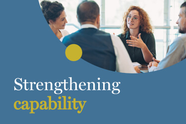 Strengthening capability